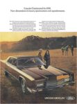 1970 Lincoln Continental. New dimension in luxury, spaciousness and apointments