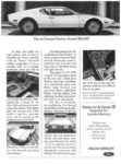1971 de Tomaso Pantera. Around $10,000