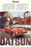 1972 Datsun 240-Z. Wanted