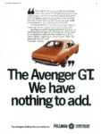 1972 Hillman Avenger GT. We have nothing to add
