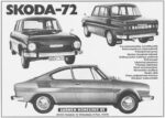 1972 Škoda 100 sedan and 110 R Coupé