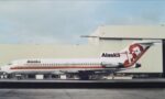 1973 Alaska Airlines Boeing 727-100 Postcard