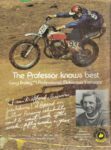 1973 Bultaco Pursang. The Professor knows best. Gary Bailey. #1 Professional Motocross Instructor