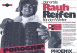 1973 Porogrip ... der erste Rauh-Reifen für den Winter. Phoenix