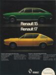 1973 Renault 15 and 17