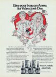 1974 Give your beau an Arrow for Valentine's Day. Arrow Cordials