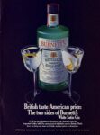 1977 British taste - American price. The two sides of Burnett's White Sating Gin