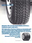 1978 Metzeler. Wir nennen unsere Reifen 'Perfect'. Fachleute sagen 'sehr gut'