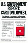 1978 U.S. Government Report. Carlton Lowest. Carlton claim confirmed