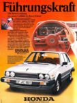 1979 Honda Accord. Führungskraft