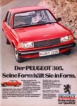 1979 Peugeot 305. Seine Form hält Sie in Form