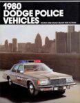 1980 Dodge Police Vehicles. Tough And Road-Ready For Action