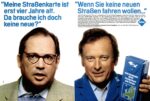 1980 'Meine Straßenkarte ist erst vier Jahre alt. Da brauche ich doch keine neue'. 'Wenn Sie keine neuen Straßen fahren wollen...' Aral