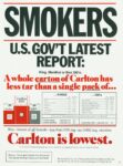 1981 Smokers, U.S. Gov't Latest Report. Carlton is lowest