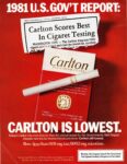 1981 U.S. Gov't Report. Carlton Is Lowest
