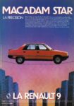 1982 Renault 9. Macadam Star. La Precision