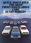 1982 Renault. Quick. Who's Sold The Most Front Wheel Drive Cars In The World's