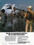 1984 The MD-80. Passengers Prefer It For Its Wide Open Spaces. McDonnell Douglas