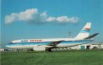 1985 Air Inter Dessault-Breguet Mercure 100 Postcard