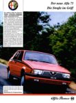 1985 Alfa Romeo Alfa 75. Die Straße im Griff