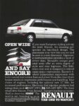 1985 Renault Encore. Open Wide And Say Encore