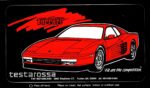 1986 Ferrari Testarossa Postcard-Decal