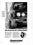 1986 Mit Sicherheit der richtige Reifen. Bridgestone