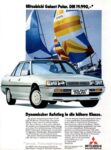 1986 Mitsubishi Galant Polar. Dynamischer Aufstieg in die höhere Klasse