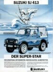 1986 Suzuki SJ 413. Der Super-Star