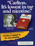 1989 Carlton. It's lowest in tar and nicotine