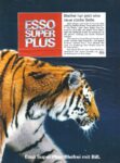 1989 Esso Super Plus. Bleifrei mit Biß