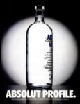 1990 Absolut Profile. Absolut Vodka
