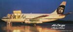 1990 Alaska Airlines Cargo 737 Postcard