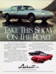 1990 Avanti Touring Sedan Brochure. Take This Show On The Road