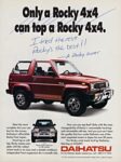1990 Daihatsu Rocky 4x4