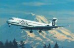 1994 Alaska Airlines MD-83 Postcard