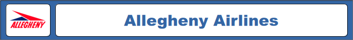 Allegheny Airlines Poster and Ad Collection