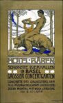 1910 Hotel-Bären. Schönste Bierhallen Im Basel. Grosser Concertgarten