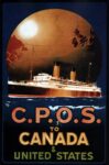 1920 C.P.O.S. to Canada & United States. Canadian Pacific Ocean Services