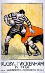 1921 Rugby at Twickenham by Tram From Hammersmith or Shepherds Bush
