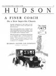 1924 Hudson. A Finer Coach On a New Super-Six Chassis
