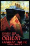 1924 Largest And Fastest To The Orient. Canadian Pacific Steamships