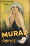 1925 Be nonchalant ... light a Murad Cigarette