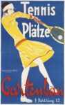 1926 Tennis Plätze. Gartenbau