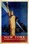 1927 New York. The Wonder City of the World. New York Central Lines