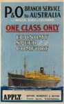 1929 P&O Brnach Service to Australia via Malta, Suez & Colombo
