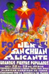 1930 Fogueras de San Juan Alicante. Grandes Fiestas Populares