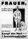 1930 Frauen, so geht's euch im 'Dritten Reich'! Eure Antwort. Kampf den Nazi -- für die Sozialdemoratie!
