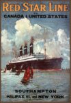 1930 Red Star Line To Canada & United States