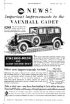 1931 Vauxhall Cadet with Syncro-Mesh And Silent Second Gear